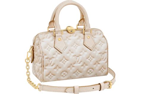 Louis Vuitton Speedy Bandouliere 20 Beige Clair 